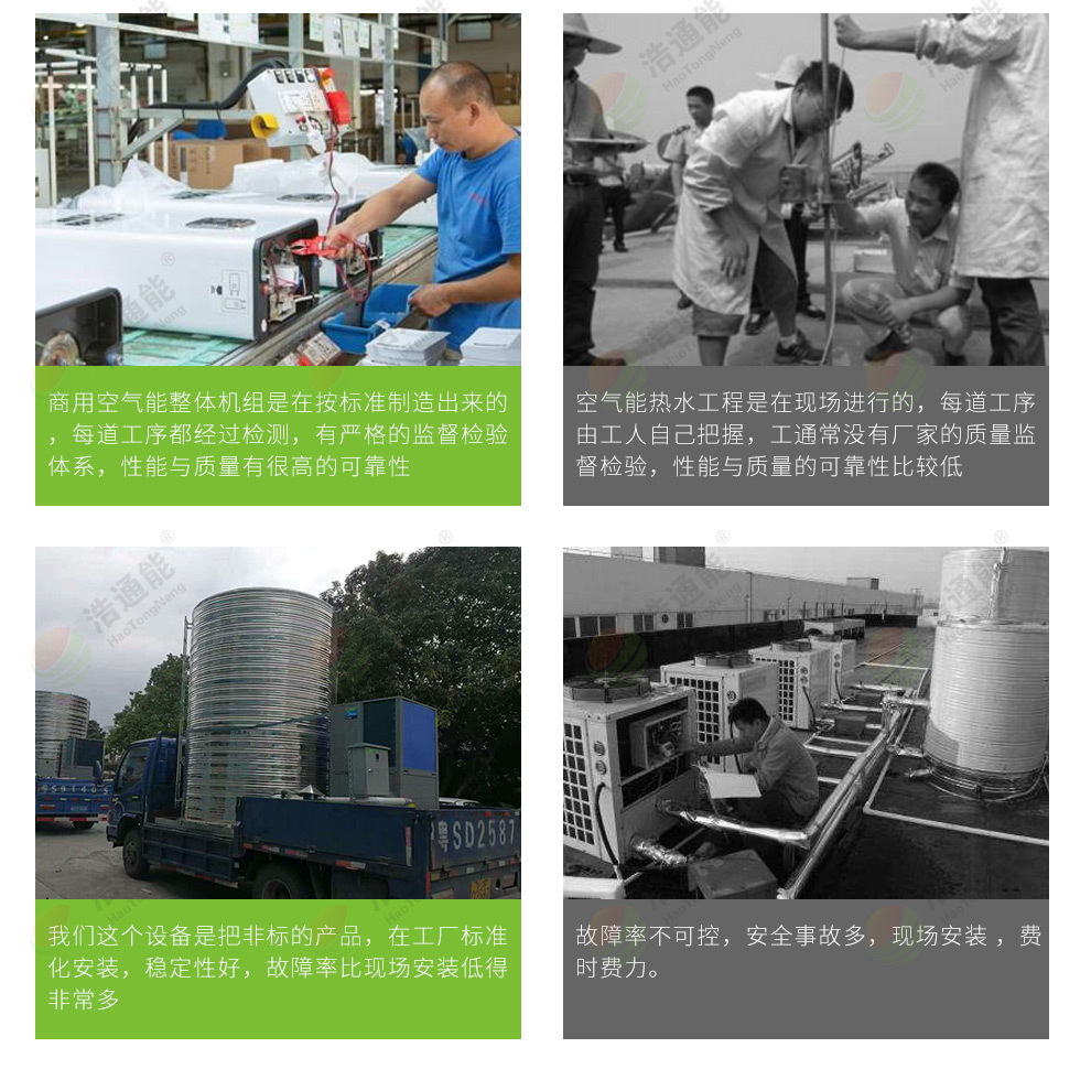 浩通能與格力空氣能熱泵廠家合作的商用空氣能熱泵整體機 浩通能與格力空氣能熱泵廠家合作的商用空氣能熱泵一體機