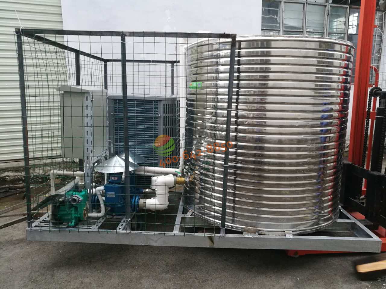 點擊查看【3匹1噸格力商用空氣能整體機項目【梅州市人民醫院】】案例大圖 3匹1噸格力商用空氣能整體機項目【梅州市人民醫院】